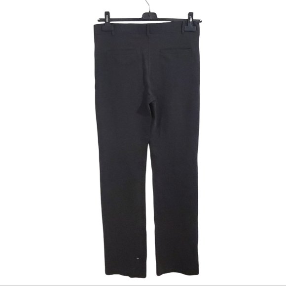 Betabrand Women Yoga Stretch Dress Pants Bootcut Leg Size Large Charcoal Gray - Picture 2 of 6